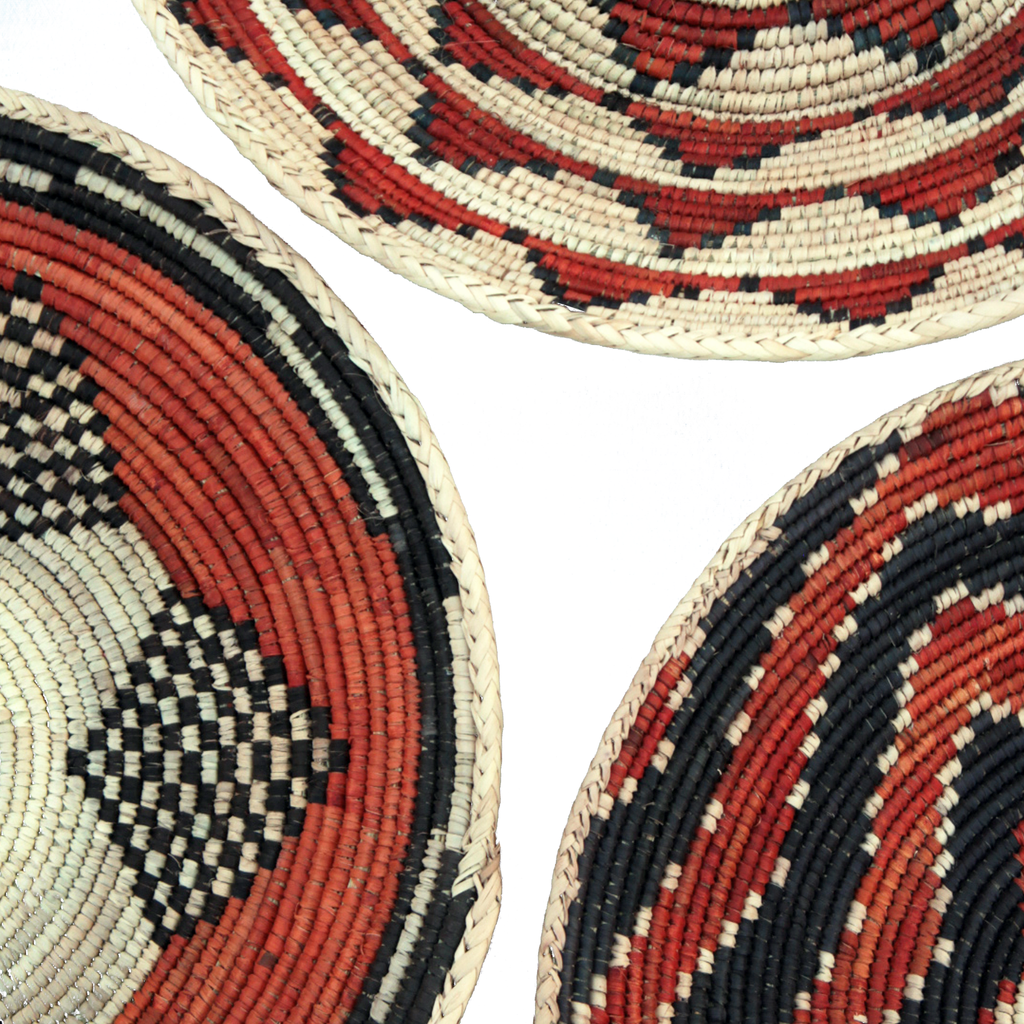 Woven Ethnic Basket Set